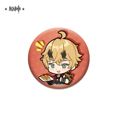 Genshin Impact Chibi Emoji Chara Badges Thoma