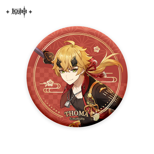 Genshin Impact Inazuma City Series Chara Can Badge Thoma