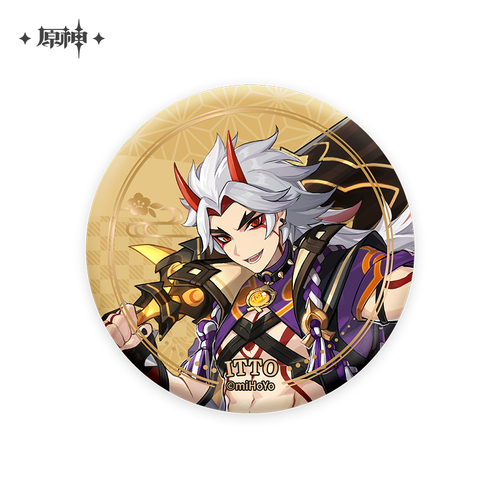 Genshin Impact Inazuma City Series Chara Can Badge Arataki Itto