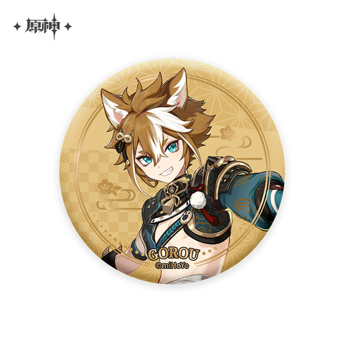 Genshin Impact Inazuma City Series Chara Can Badge Gorou