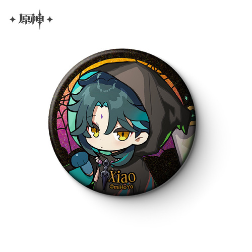 -PRE ORDER- Genshin Impact Halloween Series Chibi Chara Can Badge Xiao