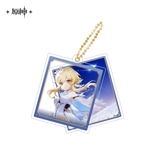 Genshin Impact Theme Chara Double Acrylic Strap Lumine