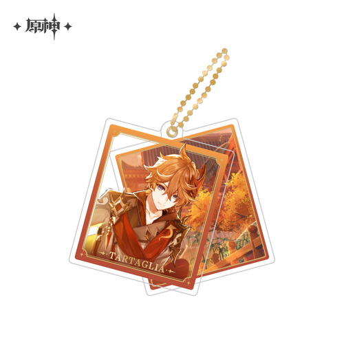 Genshin Impact Theme Chara Double Acrylic Strap Tartaglia