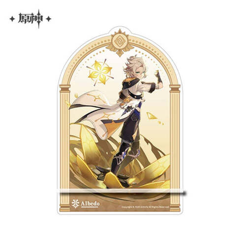 -PRE ORDER- Genshin Impact Character Smartphone Acrylic Stand Kreideprinz (Albedo)