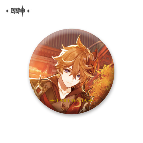 -PRE ORDER- Genshin Impact Theme Chara Can Badge Tartaglia