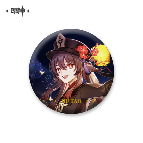 Genshin Impact Theme Chara Can Badge Hu Tao