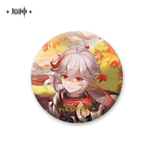 -PRE ORDER- Genshin Impact Theme Chara Can Badge Kaedehara Kazuha