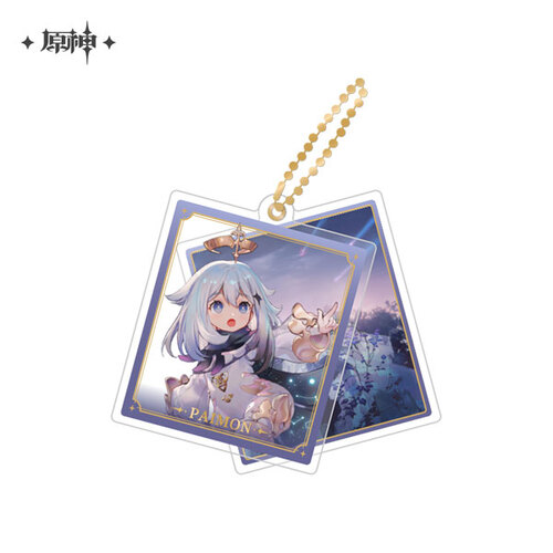 Genshin Impact Theme Chara Double Acrylic Strap Paimon