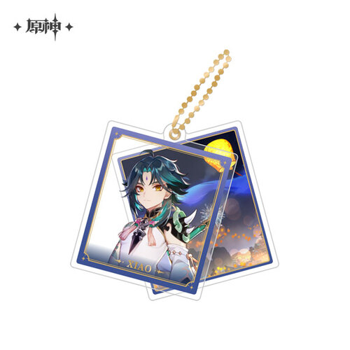 Genshin Impact Theme Chara Double Acrylic Strap Xiao