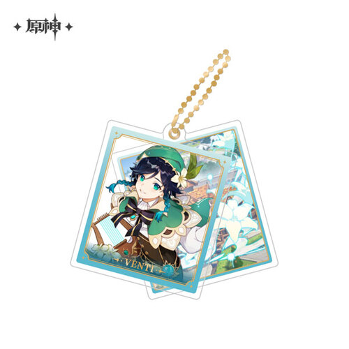 Genshin Impact Theme Chara Double Acrylic Strap Venti