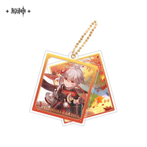 Genshin Impact Theme Chara Double Acrylic Strap Kaedehara Kazuha