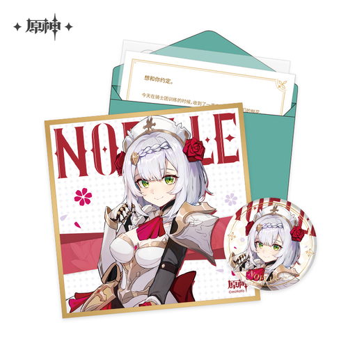 Genshin Impact Chara Birthday Goods Set Noelle