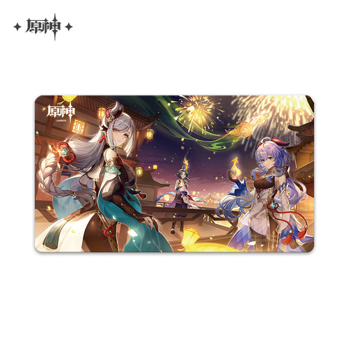 Genshin Impact Theme Desk Mat Fleeting Colors in Flight