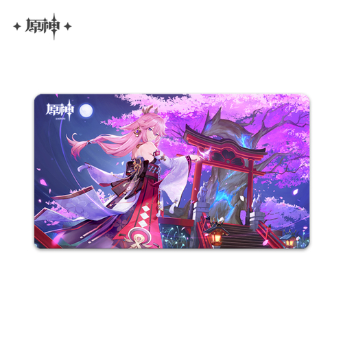 Genshin Impact Theme Desk Mat Astute Amusement Yae Miko