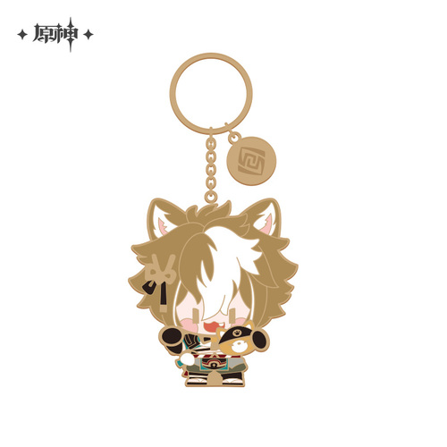 Genshin Impact Chibi Chara Metal Keyring Gorou