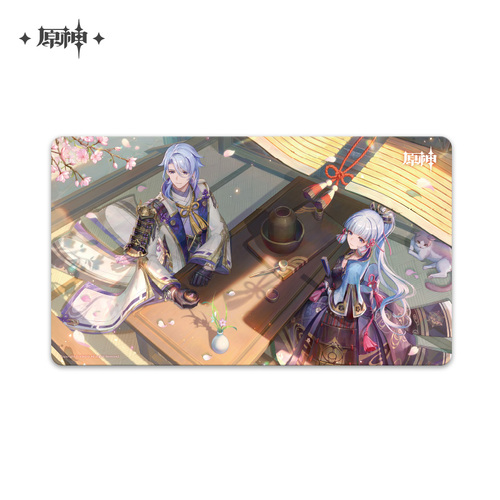 Genshin Impact Theme Desk Mat Hues of the Violet Garden