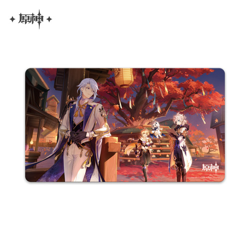 Genshin Impact Theme Desk Mat Zephyr of the Violet Garden