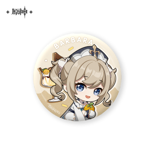 Genshin Impact Sweet Summer Series Can Badge Barbara