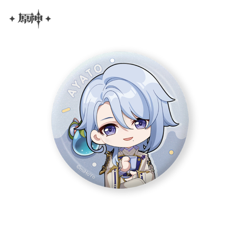 Genshin Impact Sweet Summer Series Can Badge Kamisato Ayato