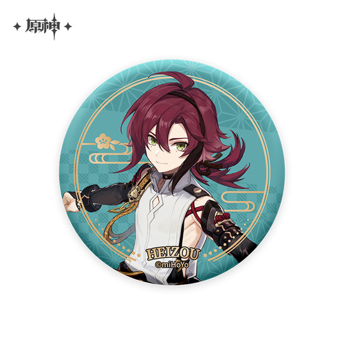 Genshin Impact Inazuma City Series Chara Can Badge Shikanoin Heizou