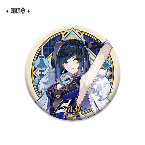 Genshin Impact Liyue Harbor Series Chara Can Badge Yelan