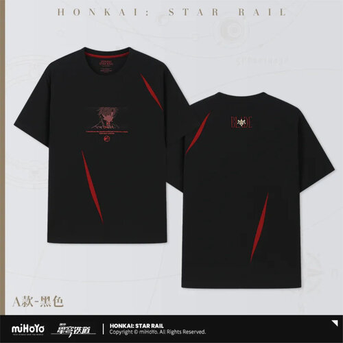 -PRE ORDER- Honkai: Star Rail Blade Clothing Impression Series T-shirt Type A Black