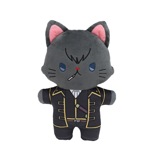 -PRE ORDER- Gintama withCAT Flat Plush with Eye Mask Hijikata Toushirou