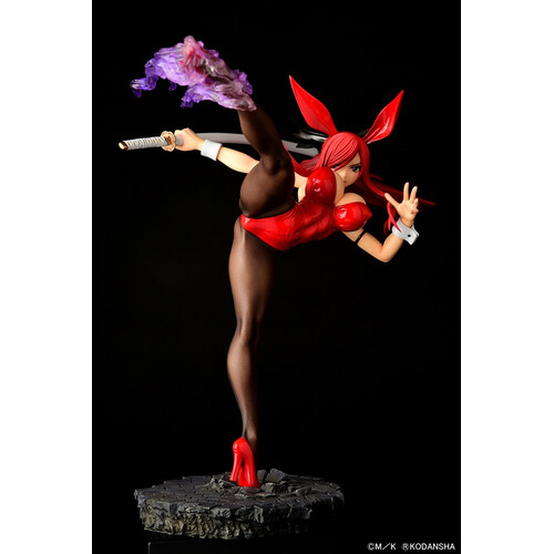 -PRE ORDER- Fairy Tail Erza Scarlet High Kick Version Crimson Bunny 1/6 Scale