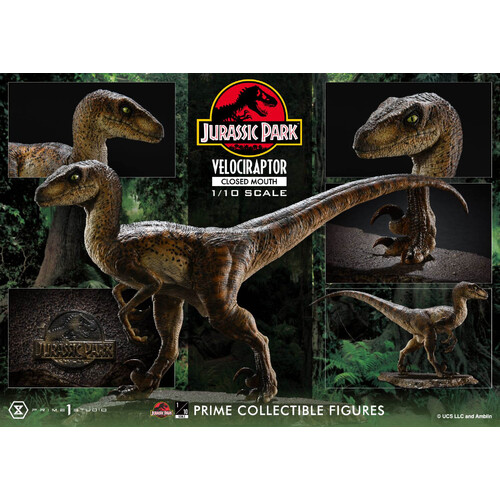 -PRE ORDER- Prime Collectible Figure Velociraptor Closed Mouth