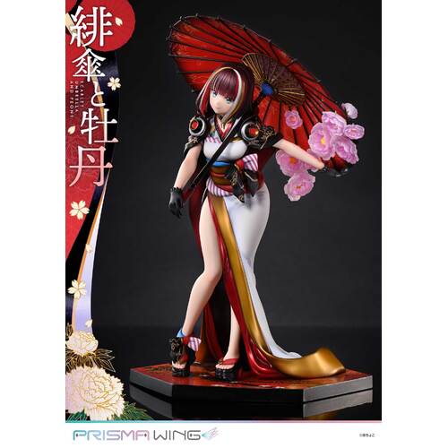 -PRE ORDER- PRISMA WING Fuzichoco Original Illustration Scarlet Umbrella and Peony 1/7 Scale Figure