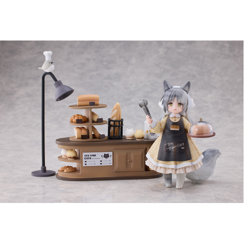 -PRE ORDER- Tea Time Cats Scene Cat Town Bakery Staff Non-Scale Figurine