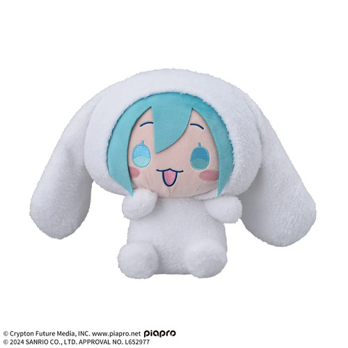 -PRE ORDER- Hatsune Miku × Cinnamoroll L Plush Hatsune Miku