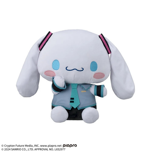 Hatsune Miku × Cinnamoroll L Plush Cinnamoroll