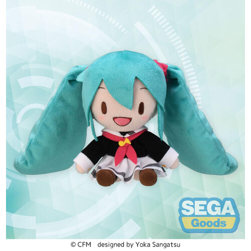 -PRE ORDER- Fuwa Petit Mini Plush Hatsune Miku Uniform Version (EX)