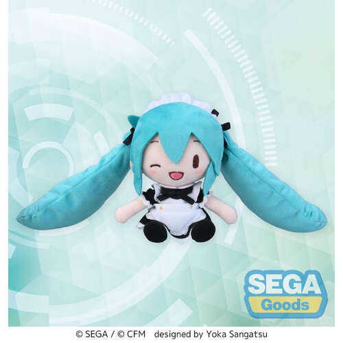 -PRE ORDER- Fuwa Petit Mini Plush Hatsune Miku Maid Version (EX) [Re-release]