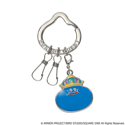 -PRE ORDER- Dragon Quest Smile Slime Metal Key Ring King Slime