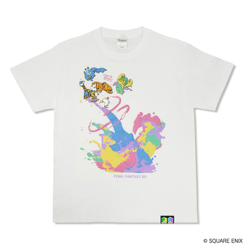 -PRE ORDER- Final Fantasy XIV T-shirt Pictomancer White (L Size)