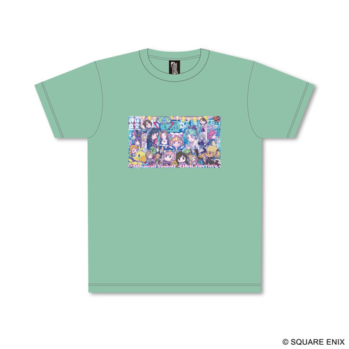 -PRE ORDER- #SQkawaii Sounds Final Fantasy T-shirt Mint Green