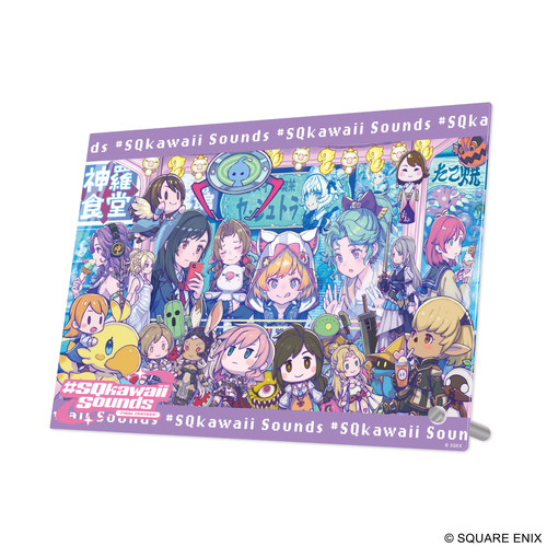 -PRE ORDER- #SQkawaii Sounds Final Fantasy Acrylic Panel