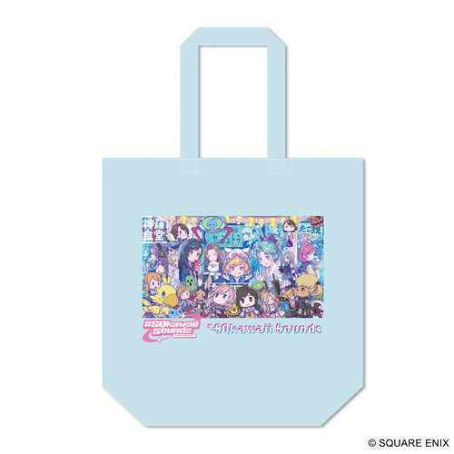 -PRE ORDER- #SQkawaii Sounds Final Fantasy Tote Bag Light Blue