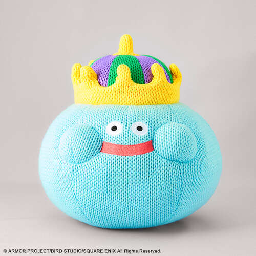 -PRE ORDER- Dragon Quest Smile Slime Knitted Plush King Slime [Re-release]