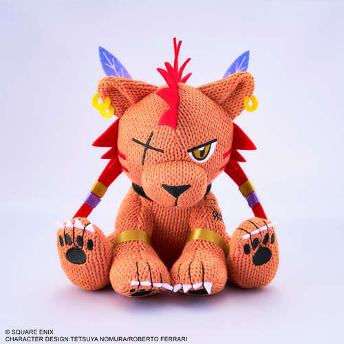 -PRE ORDER- Final Fantasy VII Remake Knitted Plush Red XIII [Re-release]