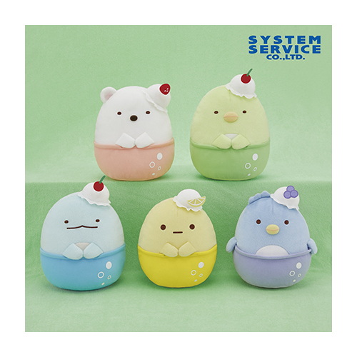 Sumikko Gurashi Cream Soda Round Plush