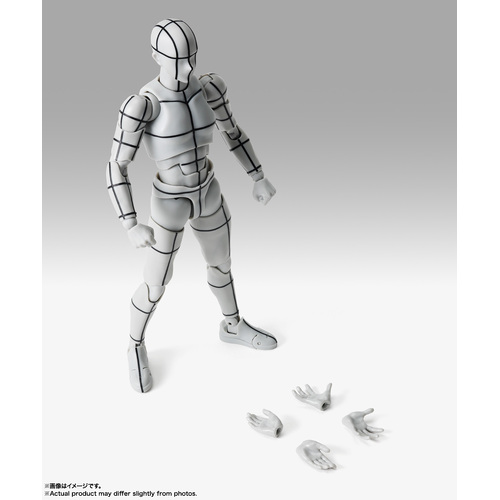 -PRE ORDER- Body-Kun Sports S.H.Figuarts Edition Wire Frame (Gray Color Ver.)