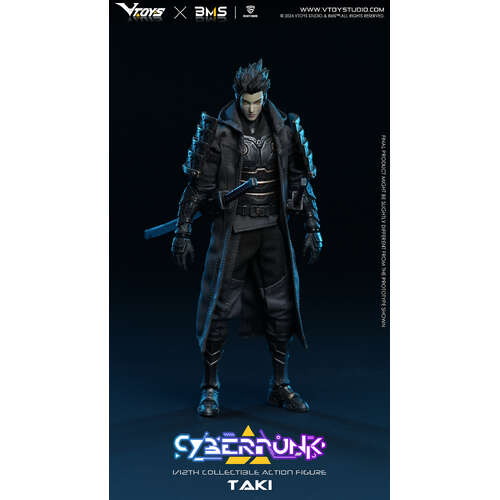 -PRE ORDER- VTOYS x BMS x CF Cyberpunk Series Samurai Taki 1/12 Scale Action Figure