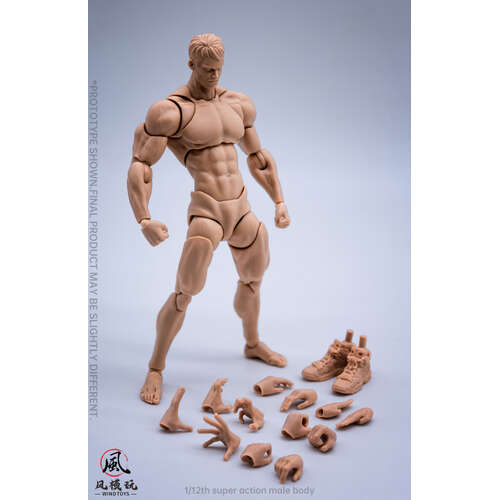 -PRE ORDER- 1/12 Super Action Male Body Normal